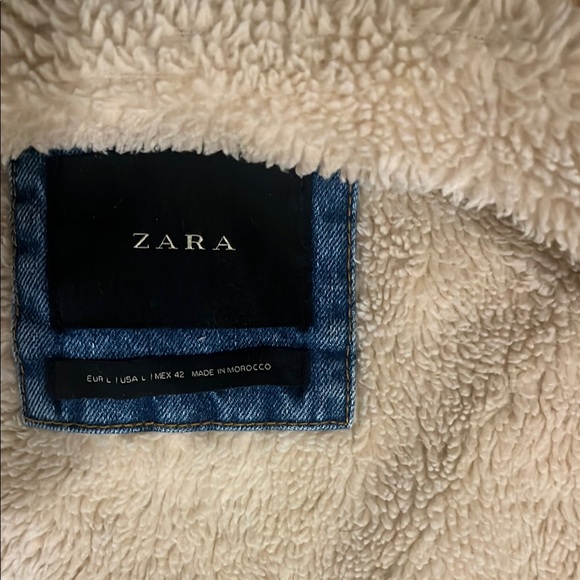 Zara Blue Denim Jacket Lightweight & Shirt Jackets - Picture 2 of 5